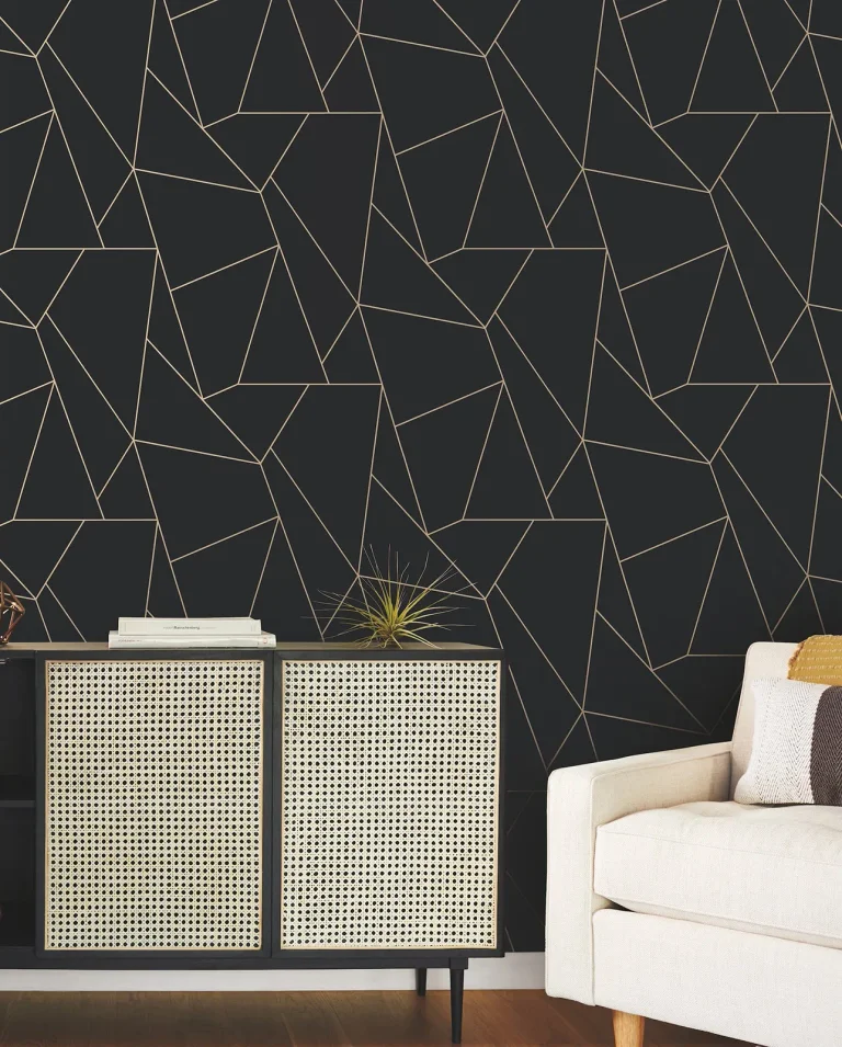 Nazca Wallpaper - Black/Gold — Ảnh 3
