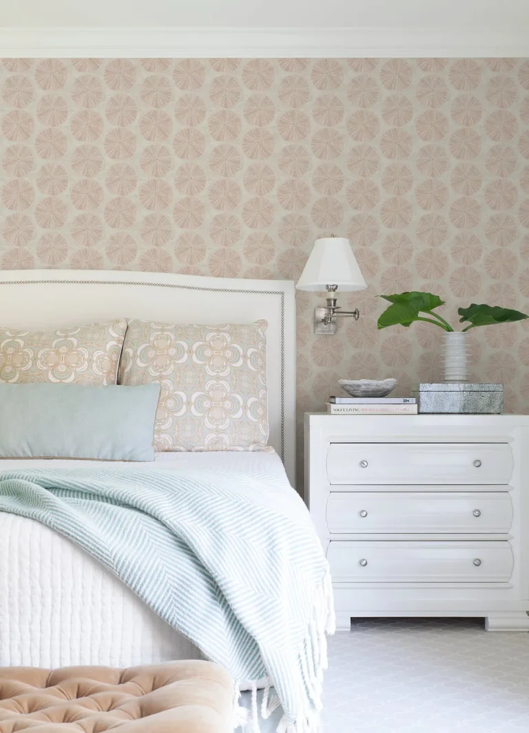 Chesapeake Sea Biscuit Sand Dollar Wallpaper - Peach — Ảnh 4