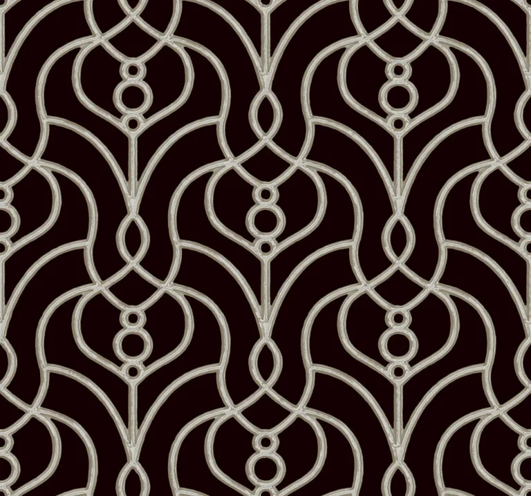 Candice Olson Divine Trellis Wallpaper - Black — Ảnh 5