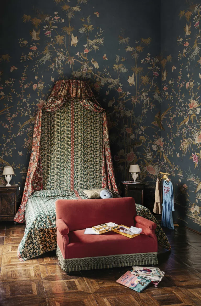 Chinoiserie Garden, Dark Blue — Ảnh 3