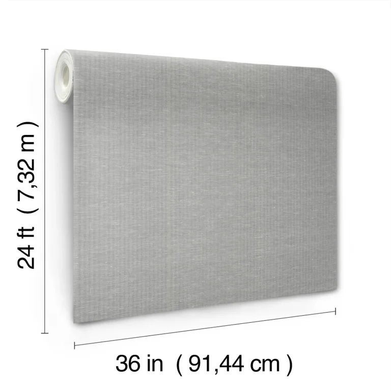 Hempfield Weave Loomed Wallpaper - Charcoal — Ảnh 5