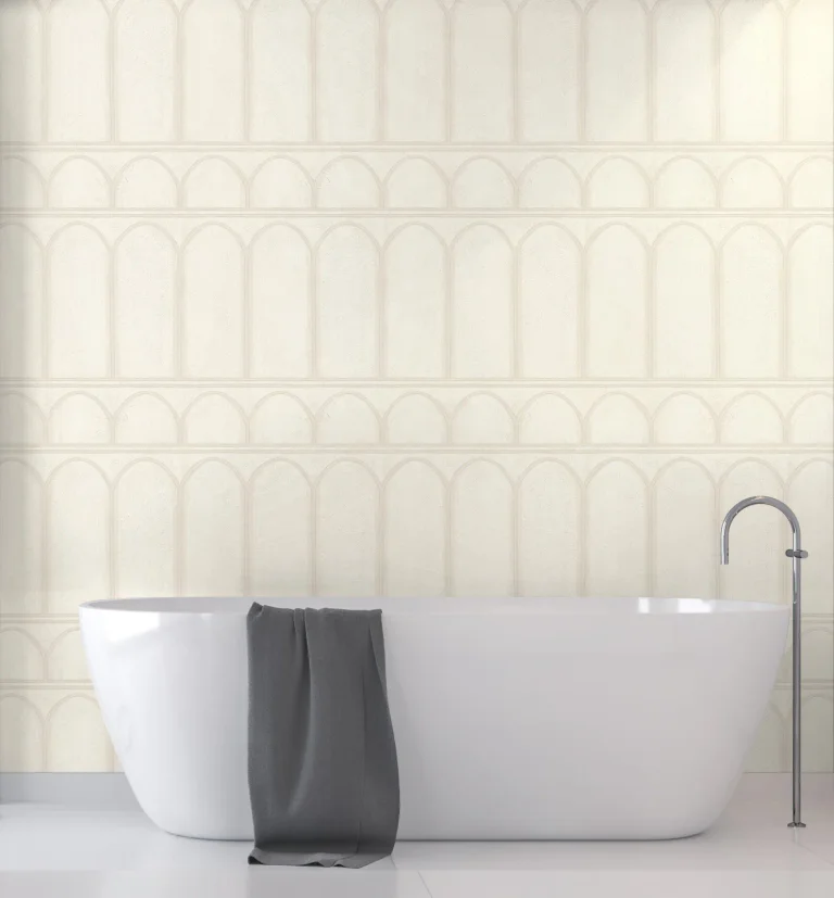 Arches Wallpaper - White/Pearl — Ảnh 3