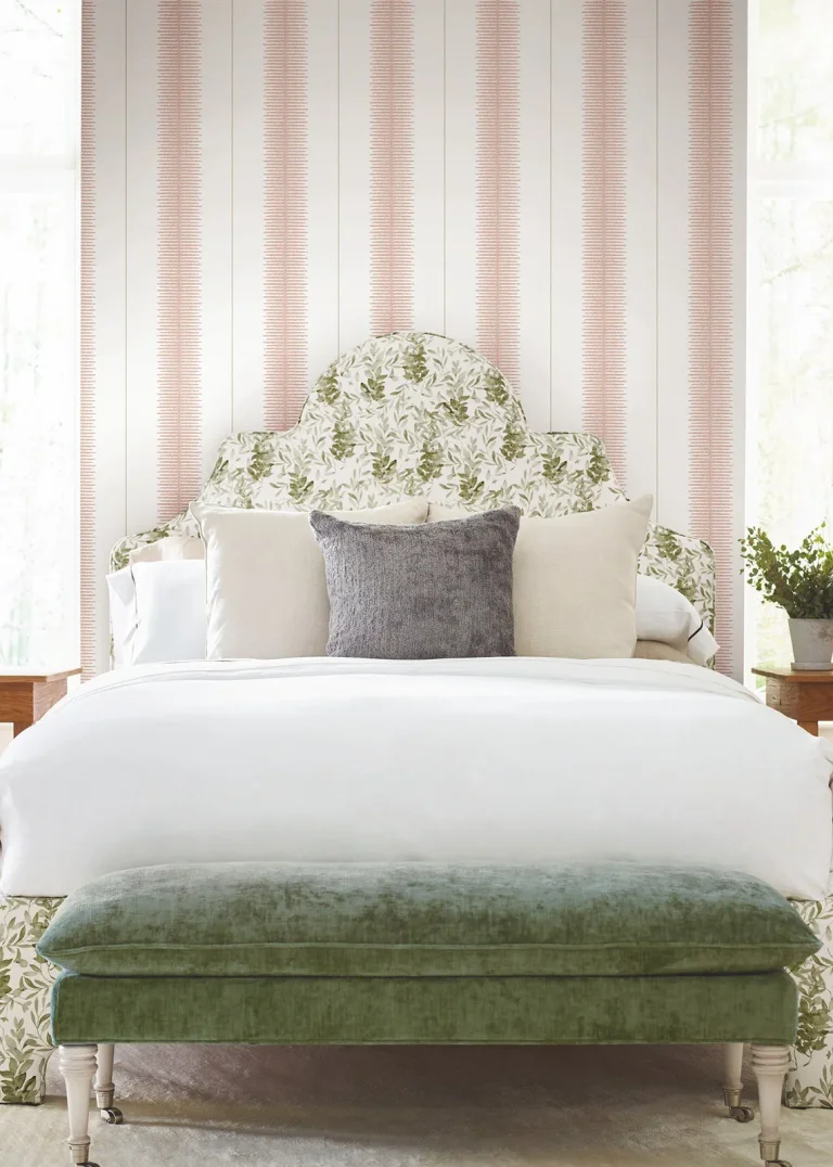 Ronald Redding Tandem Stripe Wallpaper - Brick — Ảnh 3