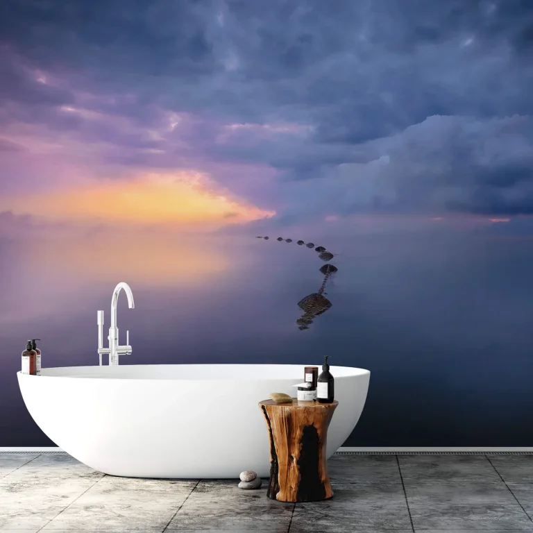 Wetland Sunrise - Wall Mural 5092 - 8 Panel - 384cm x 260cm