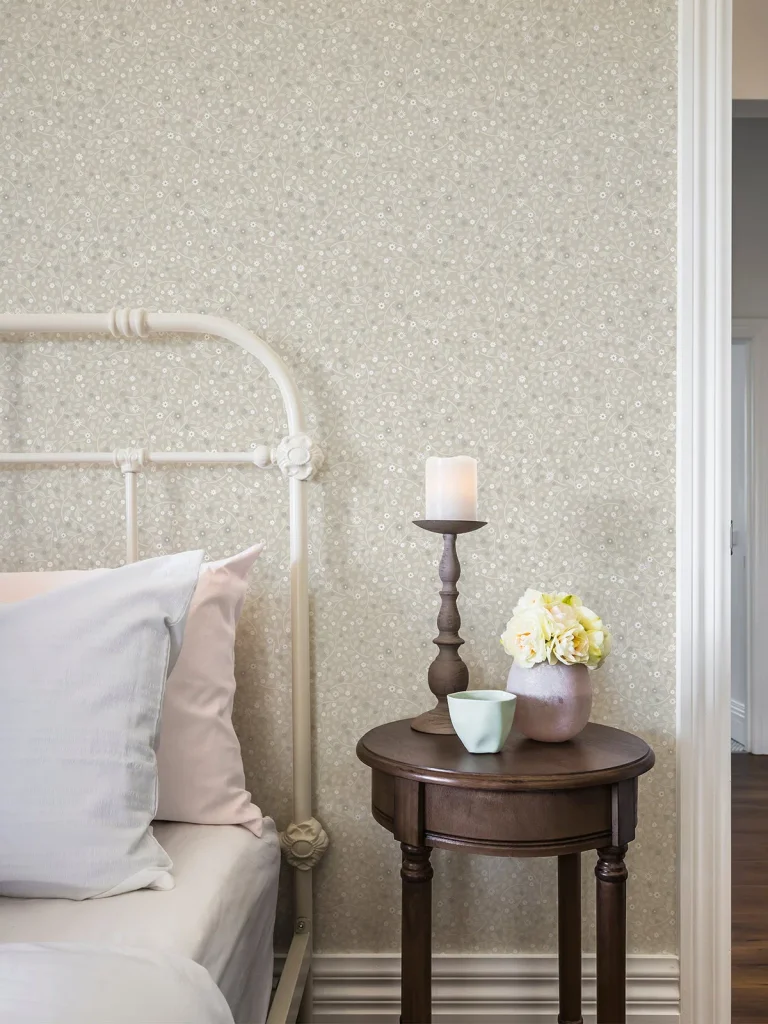 Hummelvik Daisy Trail Wallpaper - Light Grey — Ảnh 3