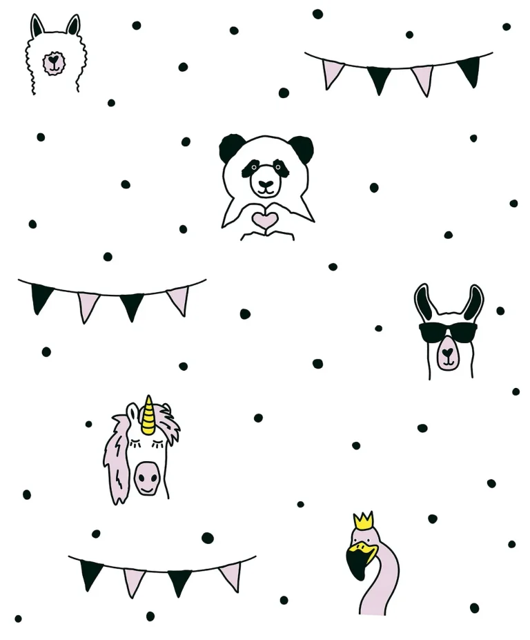 Chesapeake Orlow Llama Wallpaper - Pink — Ảnh 4