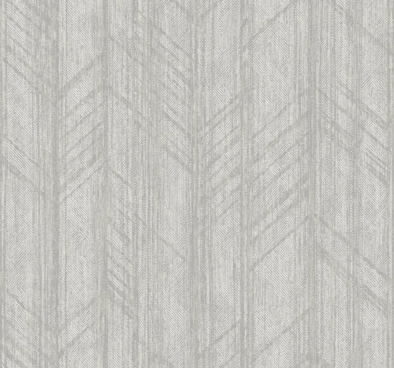Ronald Redding Winthrop Geometric Wallpaper - Grey — Ảnh 4