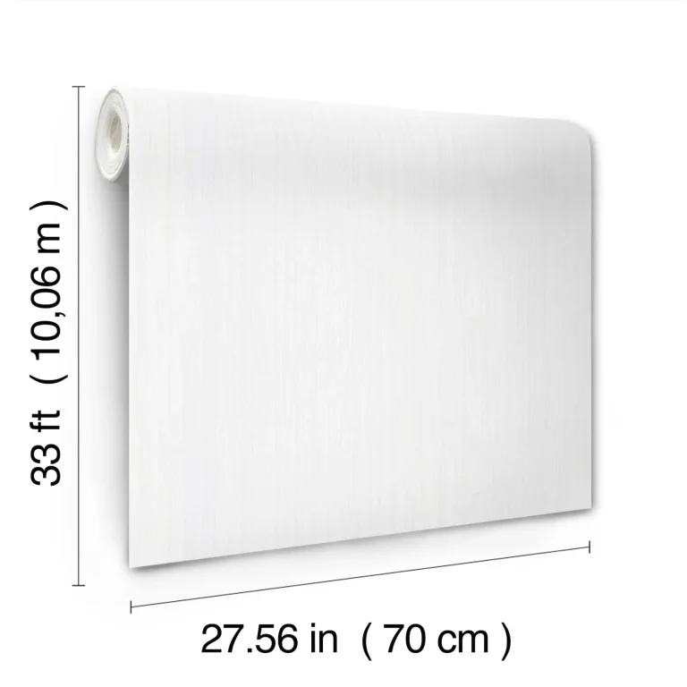 Indra Striated Wallpaper - White — Ảnh 4