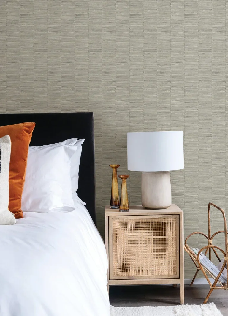 Jenga Striped Column Wallpaper - Grey — Ảnh 3