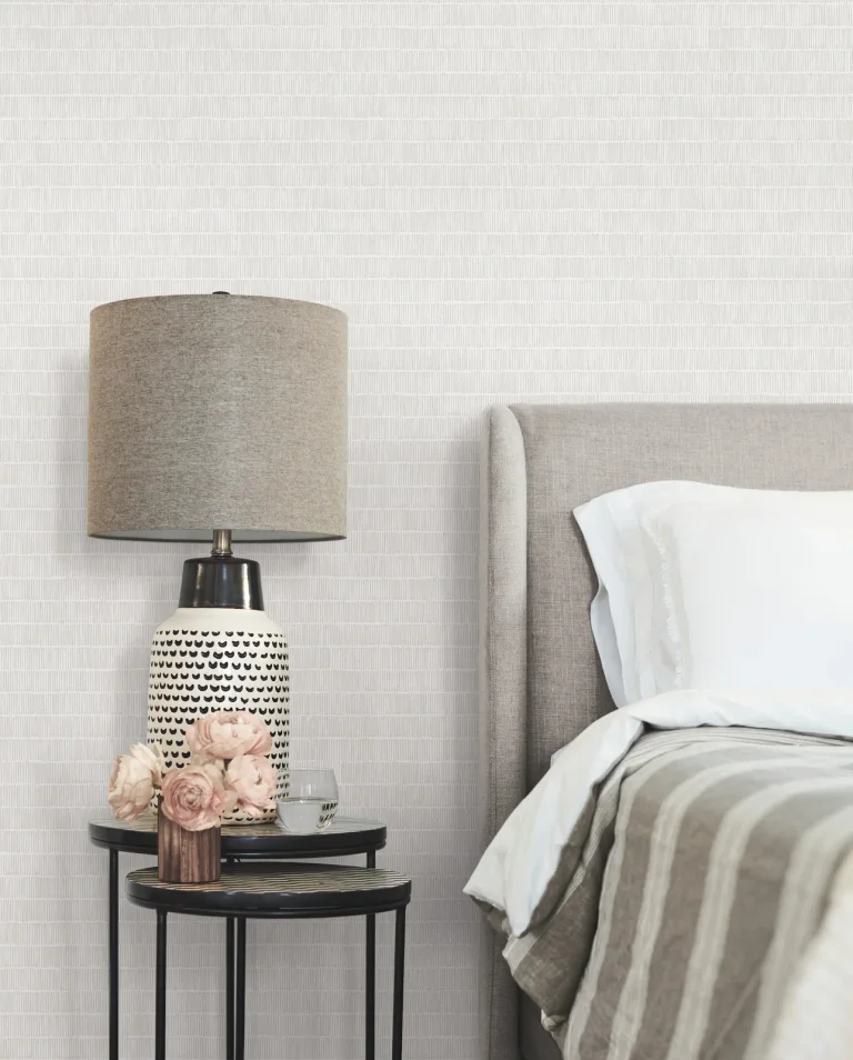 Horizontal Hash Marks Wallpaper - Neutral — Ảnh 3