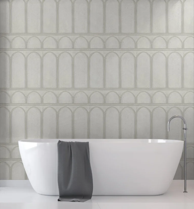 Arches Wallpaper - Grey/Pearl — Ảnh 4