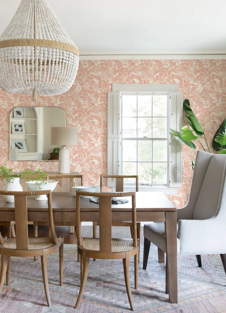 Chesapeake Corcovado Jungle Jamboree Wallpaper - Coral — Ảnh 4