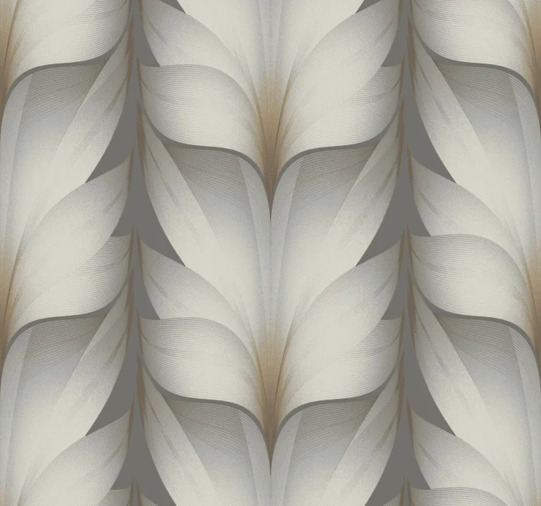 Candice Olson Lotus Light Stripe Wallpaper - Charcoal — Ảnh 5