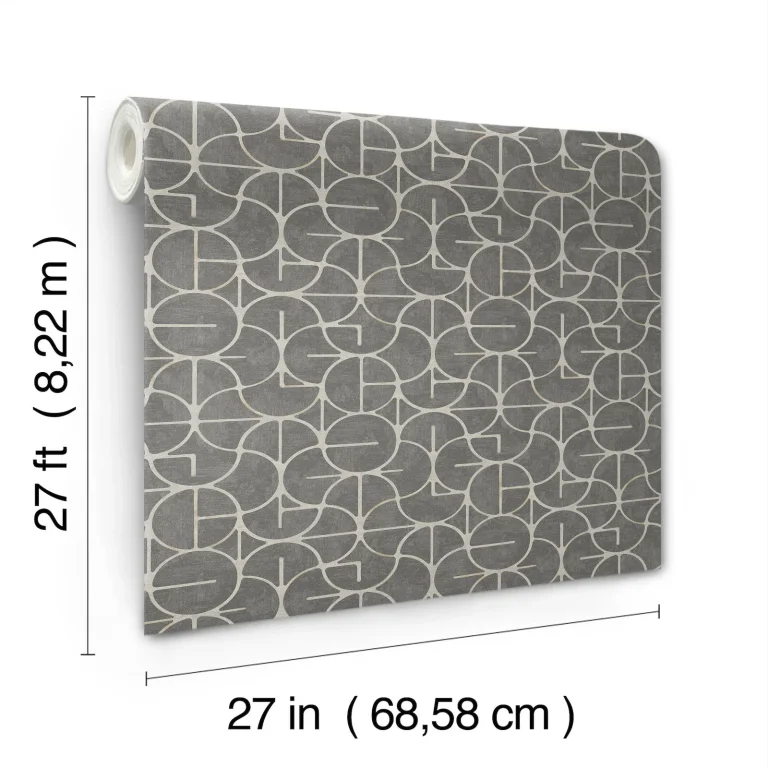Looking Glass Wallpaper - Charcoal — Ảnh 6
