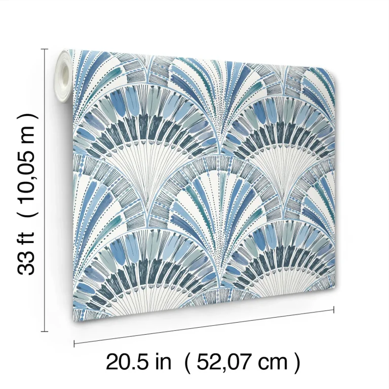 Myla Fanning Reeds Wallpaper - Blues — Ảnh 2