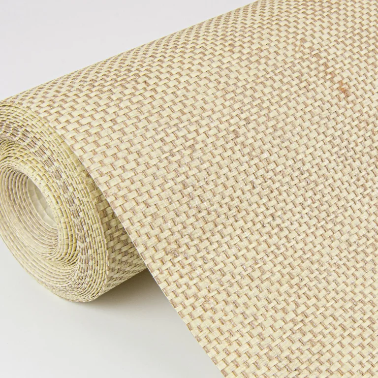 Yanyu Paper Weave Grasscloth Wallpaper - Wheat — Ảnh 2