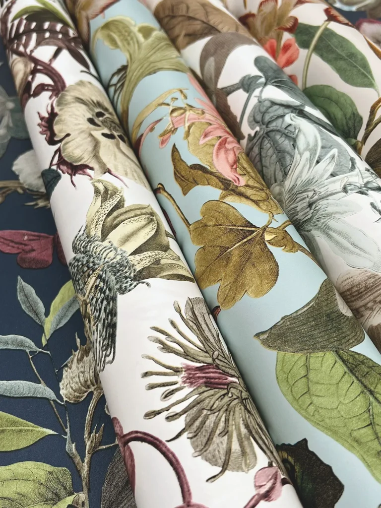 Butterfly House Wallpaper - Navy — Ảnh 8