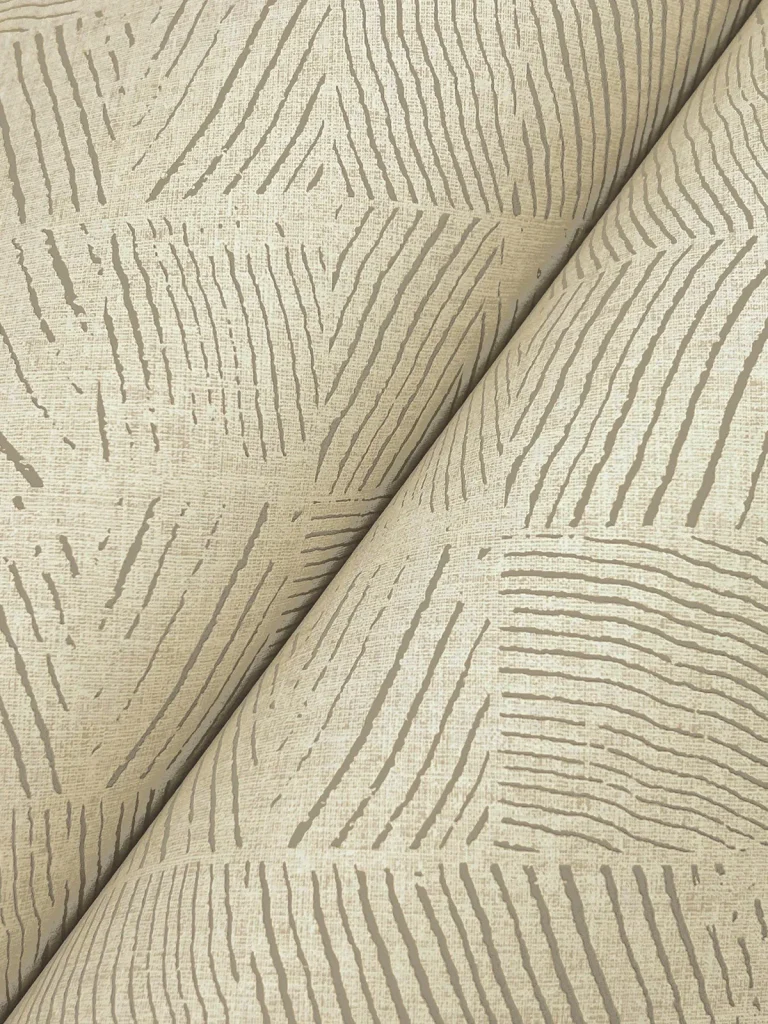 Woodcut Wallpaper - Beige — Image 2