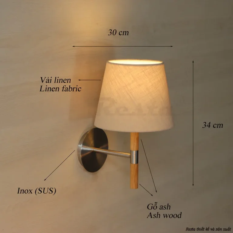 Đèn treo tường Resta 21 - Màu đỏ — Ảnh 2