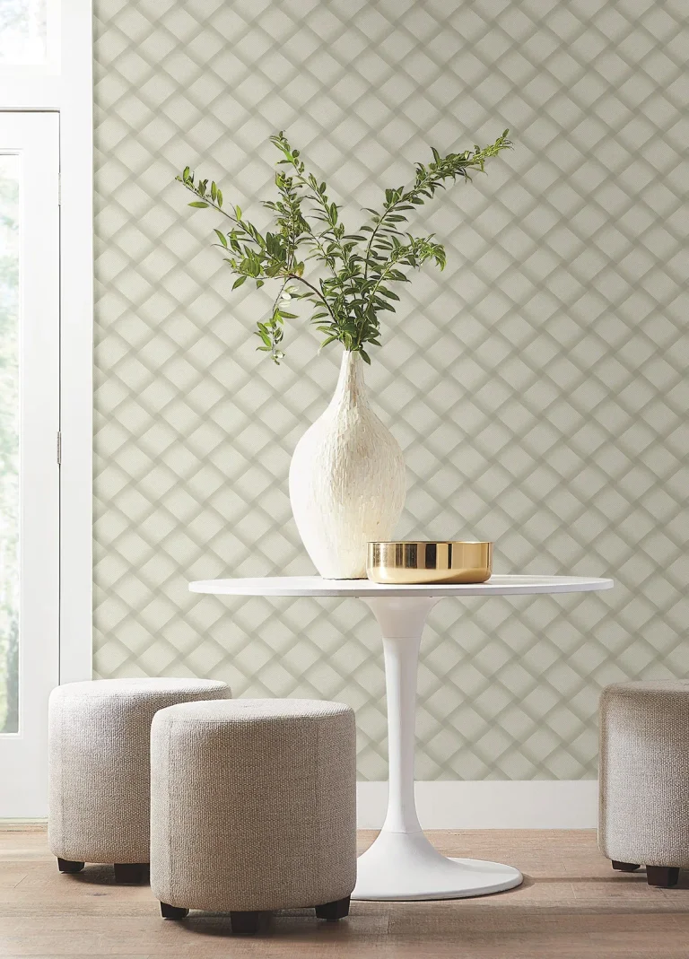 Candice Olson Bayside Basket Weave Wallpaper - Neutral — Ảnh 6