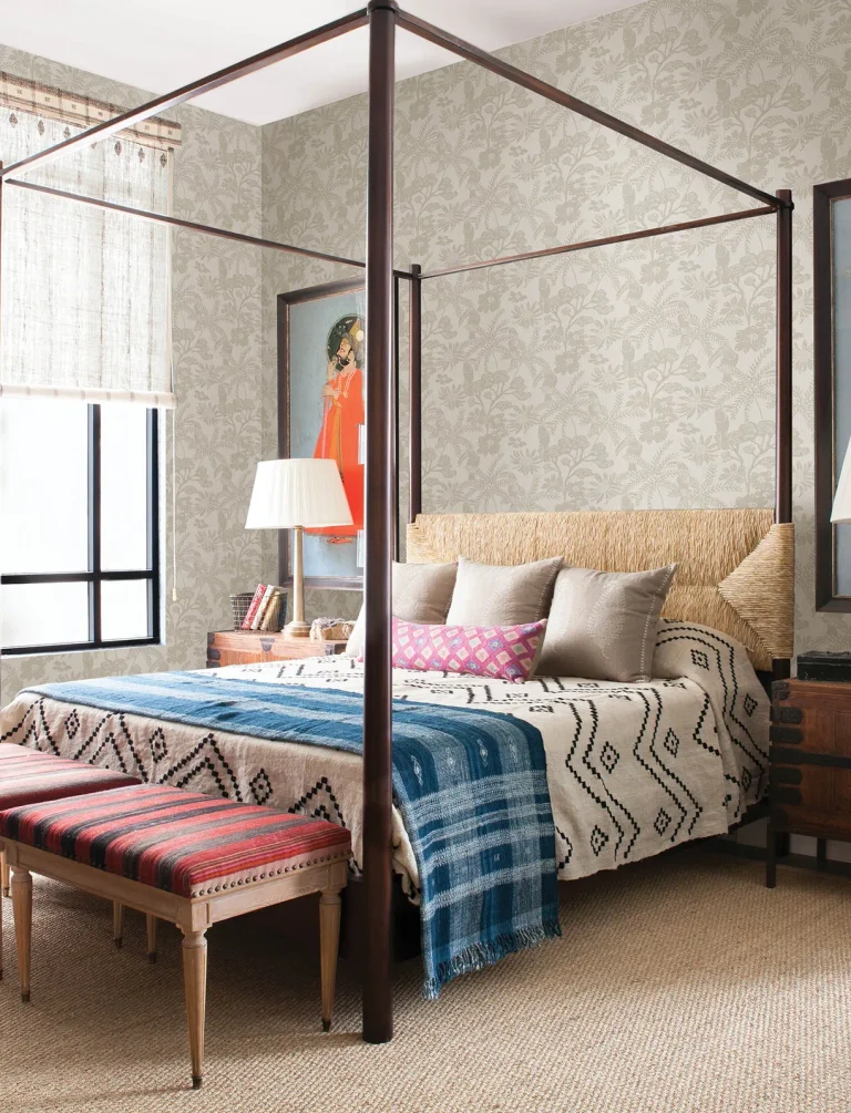 Jacaranda Tropical Trail Wallpaper - Taupe — Ảnh 3