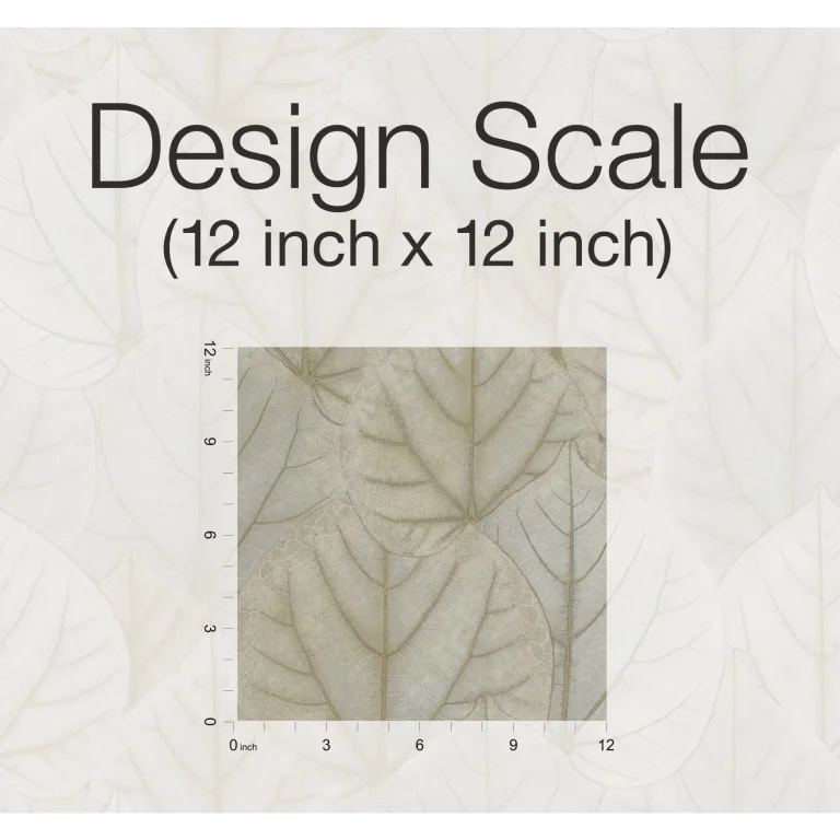 Candice Olson Leaf Concerto Wallpaper - Warm Taupe — Ảnh 3