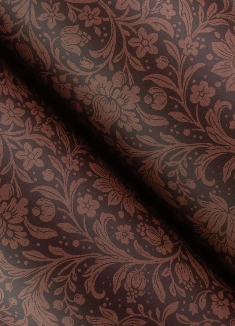 Chris Loves Julia Hague Floral Trail Wallpaper - Burgundy — Image 4
