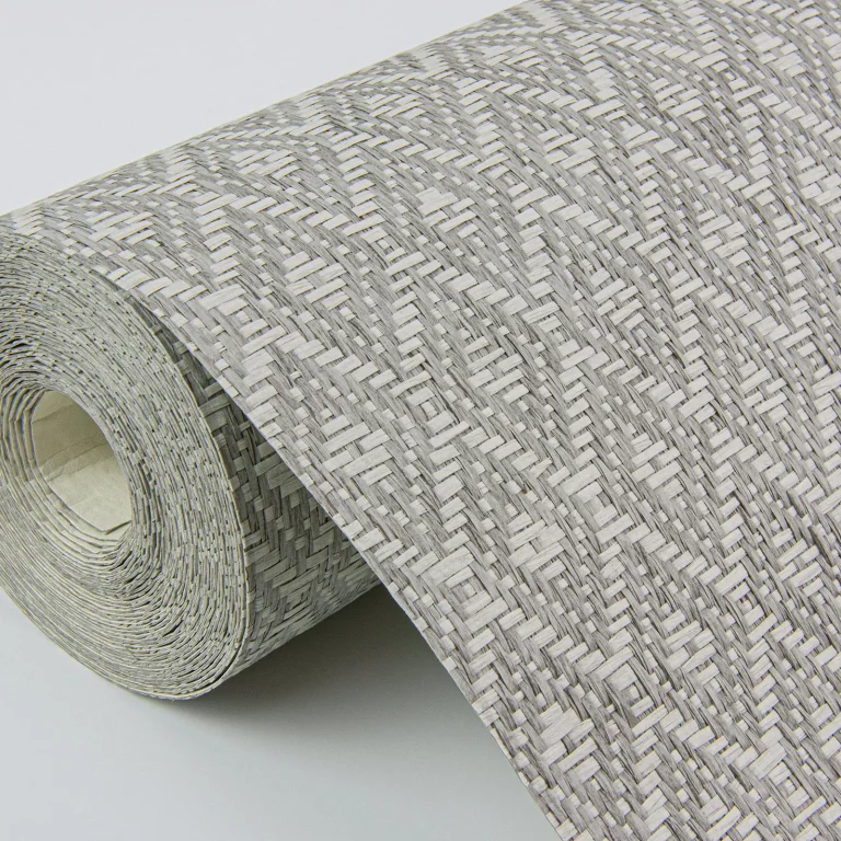 Hui Paper Weave Grasscloth Wallpaper - Grey — Ảnh 4