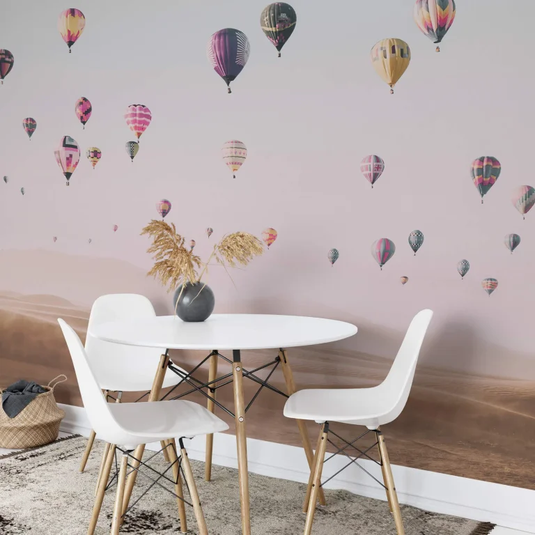 Hot Air Balloons - Wall Mural 5547 - 4 Panel - 192cm x 260cm — Ảnh 2