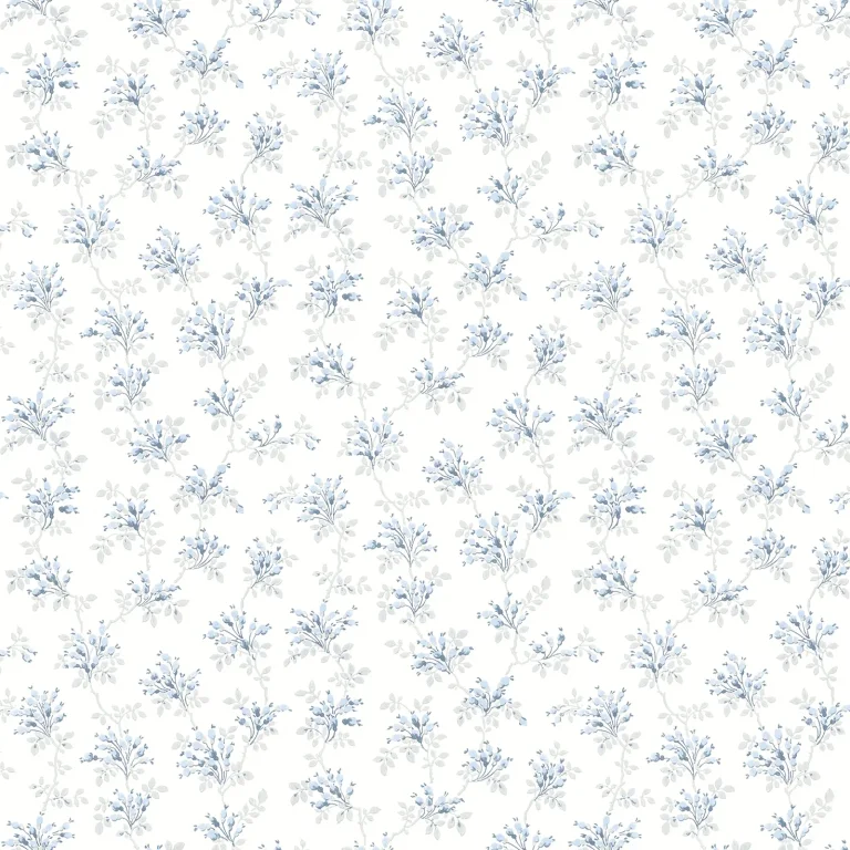Chesapeake Sofiane Botanical Trail Wallpaper - Blue — Ảnh 3