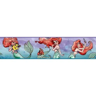 Disney The Little Mermaid Ariel & Friends Border
