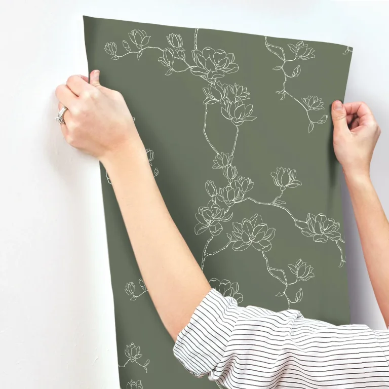 Magnolia Home Magnolia Branches Wallpaper - Pine — Ảnh 2