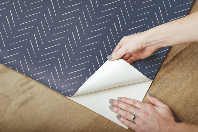 Magnolia Home Pick-Up Sticks Peel and Stick Wallpaper - White On Navy — Ảnh 4