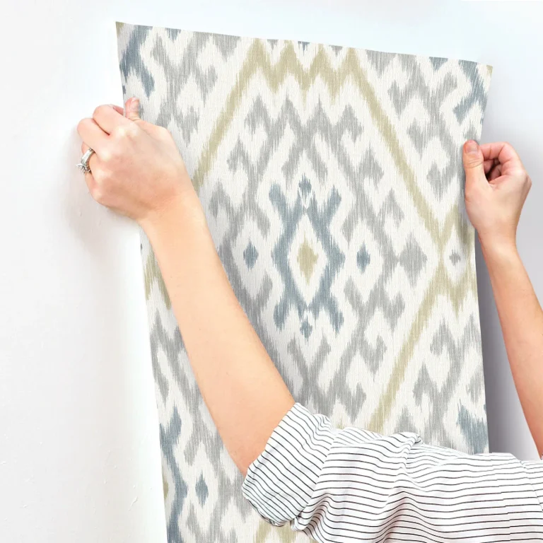 Solola Ikat Wallpaper - Chartreuse — Ảnh 3