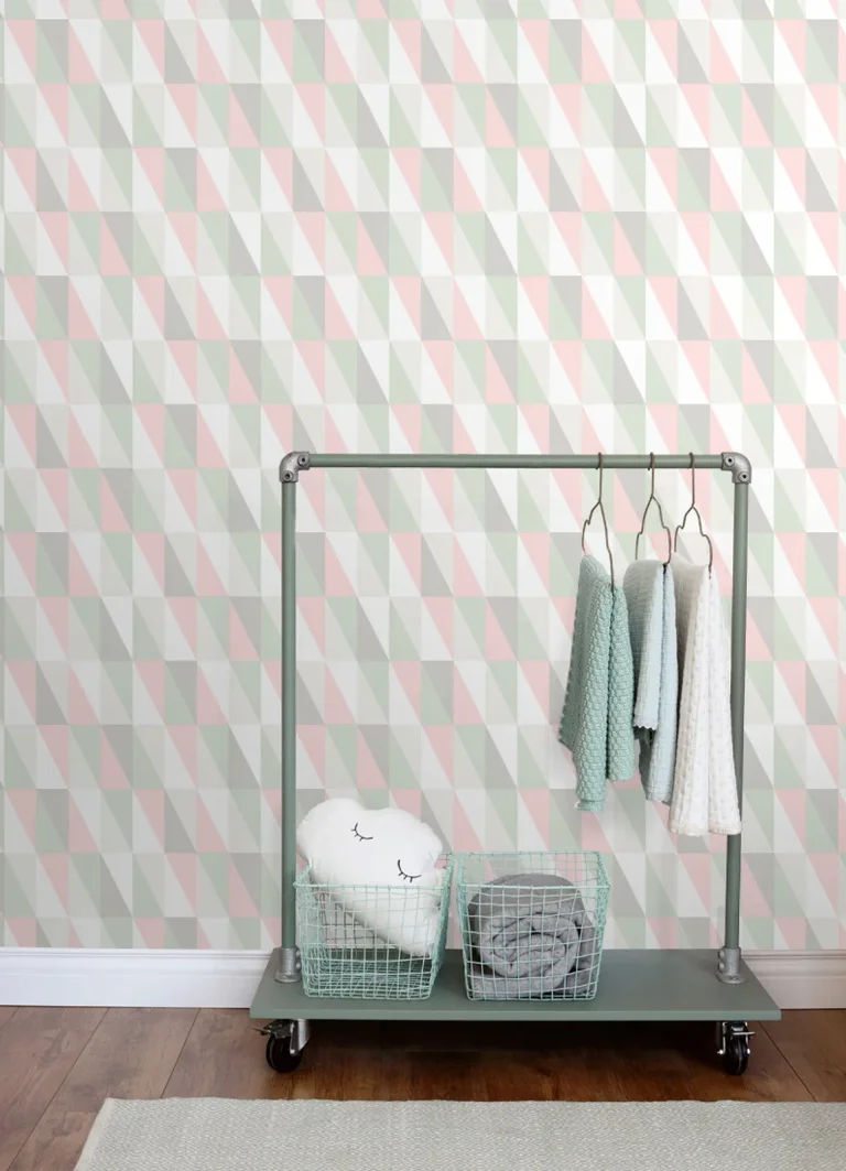 Chesapeake Inez Geometric Wallpaper - Pastel — Ảnh 6