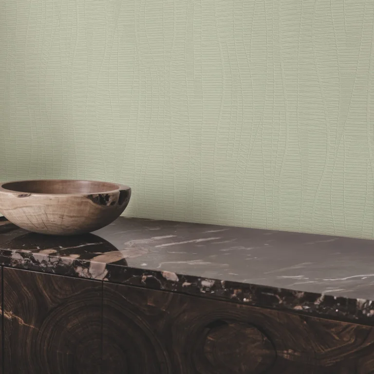 Amir Embossed Wallpaper - Light Green — Ảnh 4