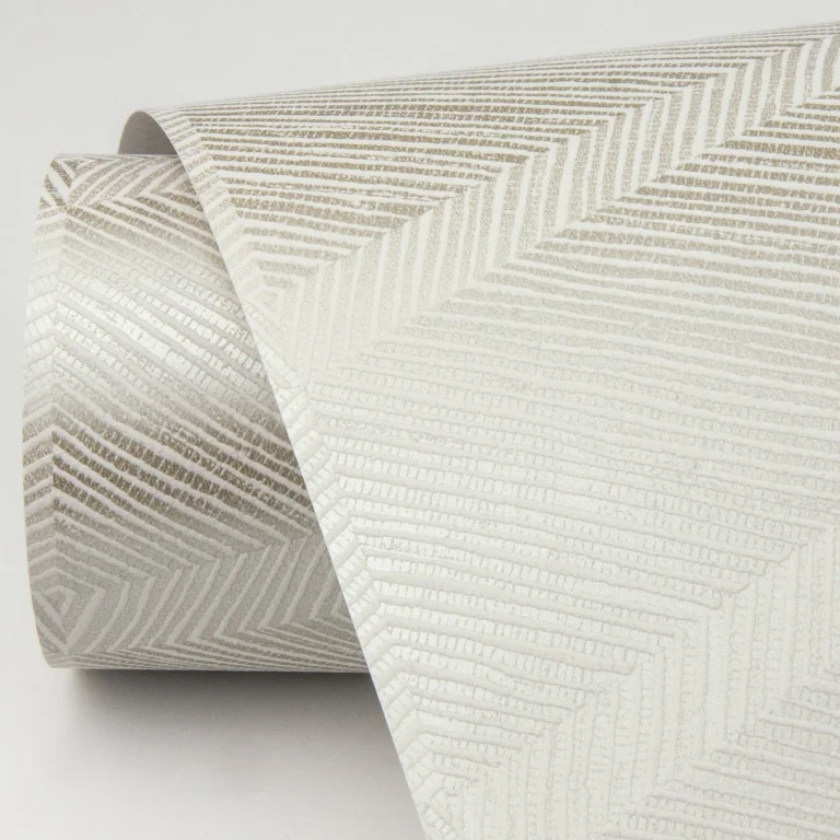 Aspen Chevron Wallpaper - Champagne — Image 2