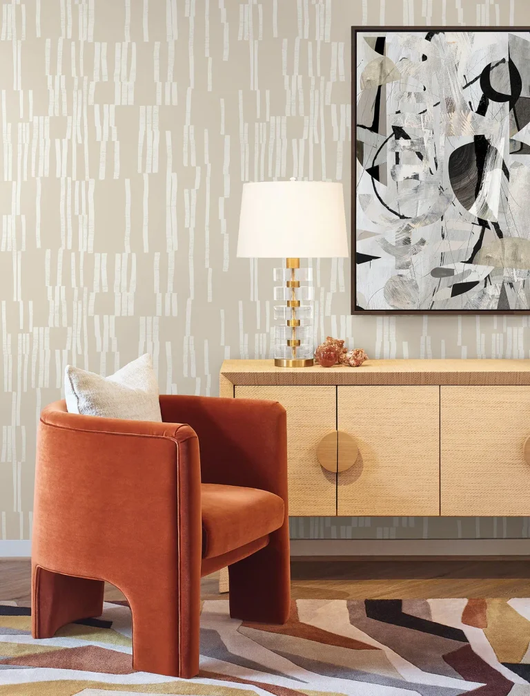 Nikki Chu Koso Peel and Stick Wallpaper - Linen — Ảnh 3