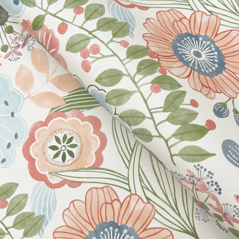 Artistic Bouquet Wallpaper - Multicolor — Ảnh 2