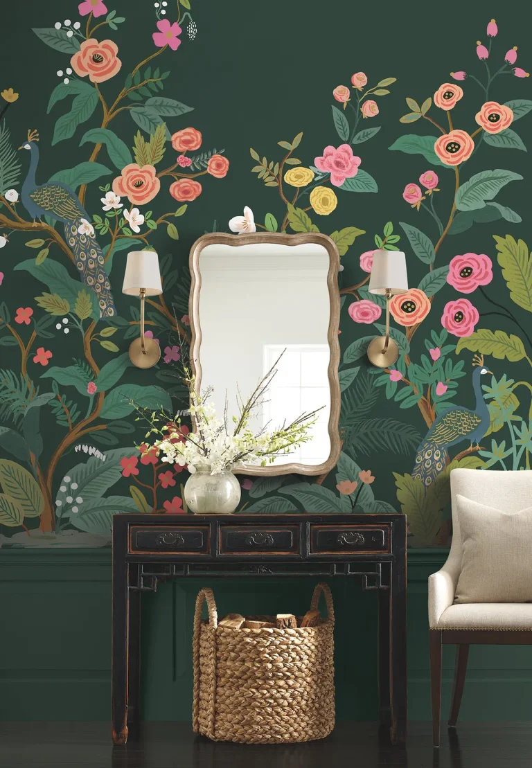 RIFLE PAPER CO. SECOND EDITION PEACOCK MURAL RP7398M — Image 2