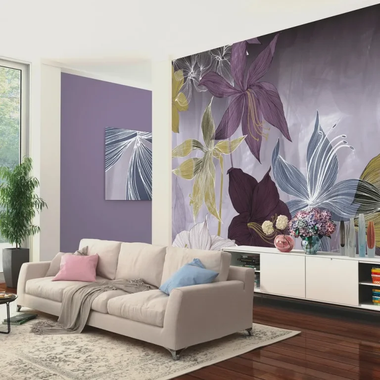 Elle Decoration 2 - 2239-10 Flora - Lilac — Image 2