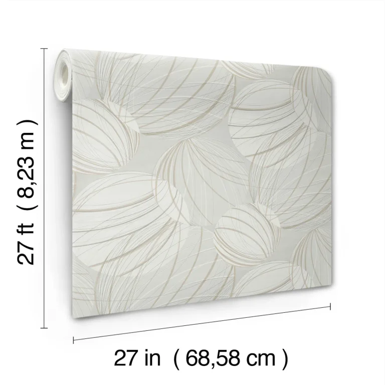 Candice Olson Floating Lanterns Wallpaper - Light Grey — Ảnh 8