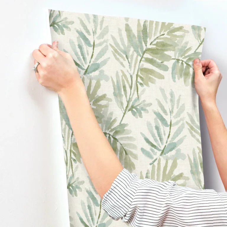 Serenade Ferns Wallpaper - Sea Green — Ảnh 6