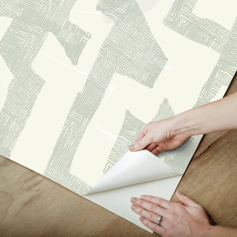 Nikki Chu Tribe Peel and Stick Wallpaper - Jade