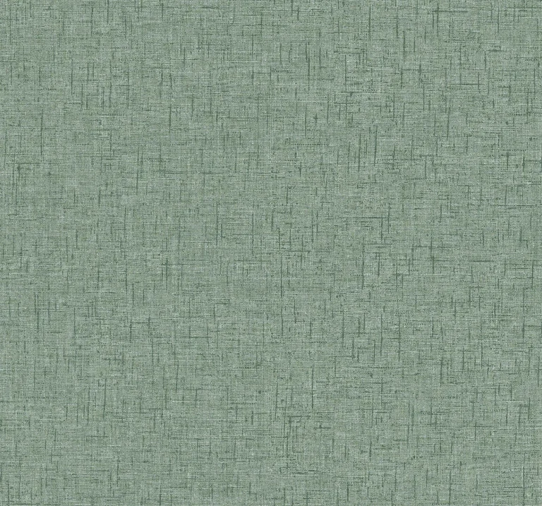 Bentley Faux Linen Wallpaper - Green — Ảnh 3