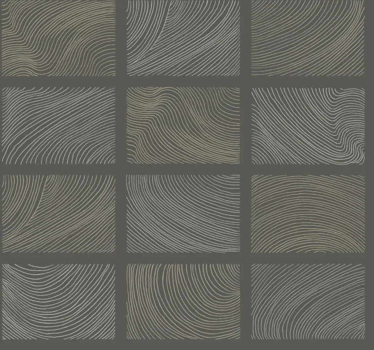 Bronson Topography Wallpaper - Slate — Image 4