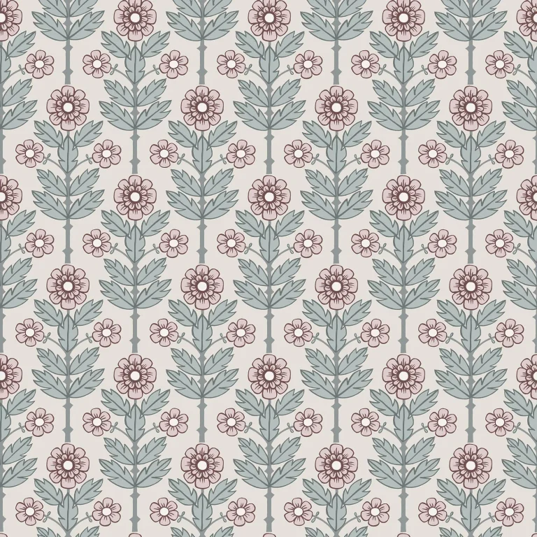 Aya Floral Wallpaper - Eggshell — Ảnh 3