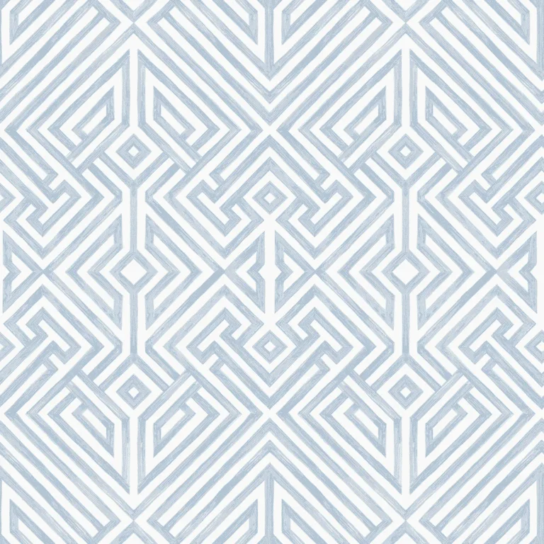 Lyon Geometric Key Wallpaper - Blue — Ảnh 4