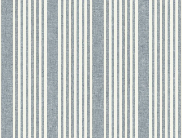 Magnolia Home French Linen Stripe Wallpaper - Navy — Image 5