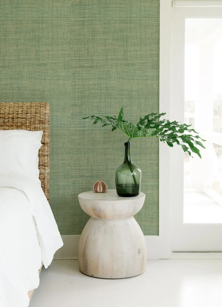 Cheng Woven Grasscloth Wallpaper - Jade — Ảnh 2